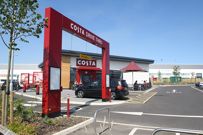 Costa Coffee “drive-thru” – Bolton